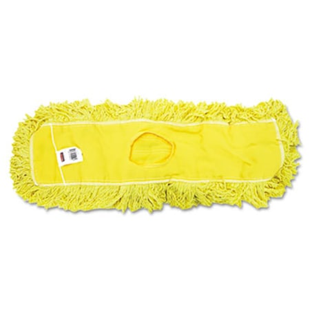 Rcp Trapper Commercial Dust Mop Looped-End Launderable 5' X 24' Yellow J15300YEL
